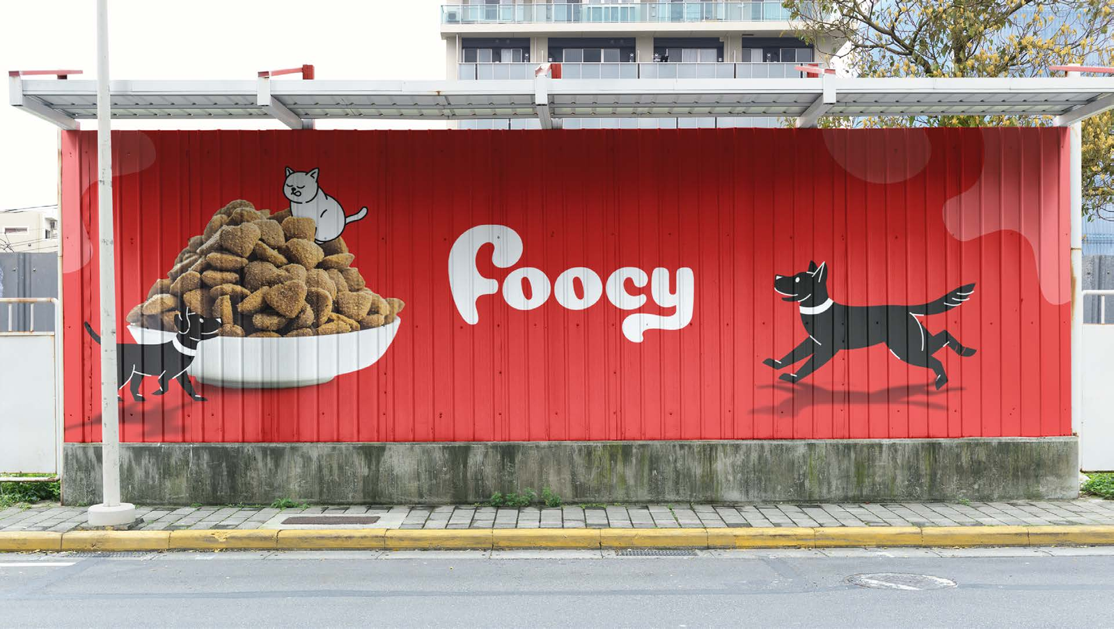 Identidade visual e conceito da marca Foocy